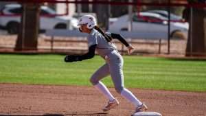 michaella salvatierra running the bases